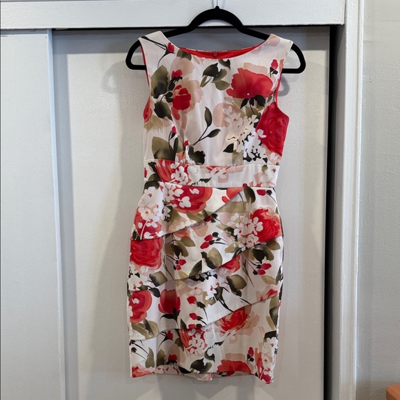 Dress Barn Dresses & Skirts - Dress Barn Floral Sheath Dress/ Woman/ Size Petite 4